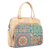 Mandala Magic: Cork Briefcase for the Modern Woman