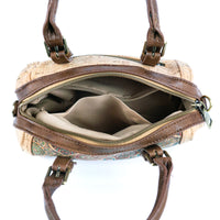 Mini Crossbody & Handheld Cork Bag with Removable Strap