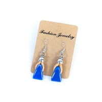 Bohemian Harmony: Cork and Ceramic Earrings