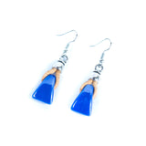 Bohemian Harmony: Cork and Ceramic Earrings