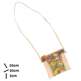 Cork Crossbody Bag with Dual Front Zippers – Compact & Sustainable BAGP-319