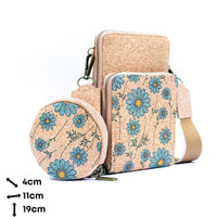 Double-Layer Cork Phone Pouch: Eco-Friendly & Organized 2312