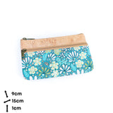 Dual Zip Cork Mini Wallet