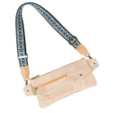 Cork Belt Bag with Interchangeable Strap - Vegan Leather Fanny Pack BAGP350A