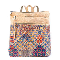 Cork Backpack for Women Vegan Rucksack with Multiple Pockets BAGD-601 A Flash Sales
