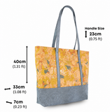 Cork & Washable Paper Tote Bag for Women