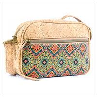 Eco-Friendly Vegan cork Purse with Front Zipper Pocket BAGD-602 A Flash Sales