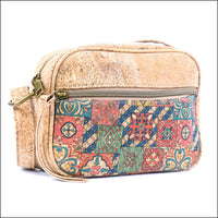 Eco-Friendly Vegan cork Purse with Front Zipper Pocket BAGD-602 B Flash Sales