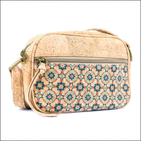 Eco-Friendly Vegan cork Purse with Front Zipper Pocket BAGD-602 C Flash Sales