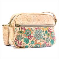 Eco-Friendly Vegan cork Purse with Front Zipper Pocket BAGD-602 D Flash Sales