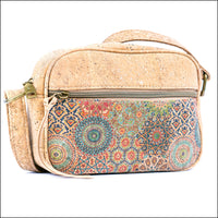 Eco-Friendly Vegan cork Purse with Front Zipper Pocket BAGD-602 E Flash Sales