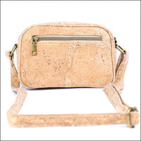 Eco-Friendly Vegan cork Purse with Front Zipper Pocket BAGD-602 Flash Sales