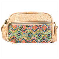 Eco-Friendly Vegan cork Purse with Front Zipper Pocket BAGD-602 Flash Sales