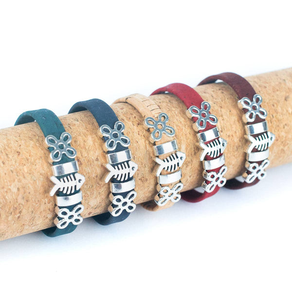 Handmade Cork Cord Bracelets