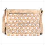 Printed Cork Crossbody Bag for Women Shoulder Purse with Zipper Pocket BAGD-603 D Flash Sales