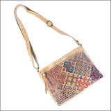 Printed Cork Crossbody Bag for Women Shoulder Purse with Zipper Pocket BAGD-603 Flash Sales