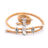 Dog Charm Cork Jewelry Set | Eco-Friendly