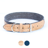 Cotton Linen and Cork Dog Collar | Pet Accessories