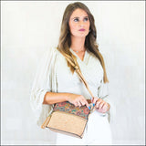 Tassel Zip Pocket Women’s Natural Cork Crossbody Bag BAG-2218 Flash Sales