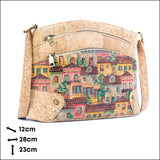 Three-Line Zipper Women’s Cork Crossbody Bag BAGD-604 Flash Sales
