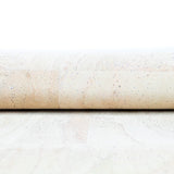 White Solid Cork Fabric With Beige Backing 0.79Mm Thickness Cof - 533 - A Cork Fabric