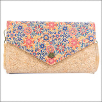 Women’s Cork Phone Crossbody Bag – Printed Vegan Envelope Purse BAGD-599 C Flash Sales