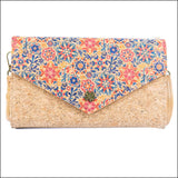Women’s Cork Phone Crossbody Bag – Printed Vegan Envelope Purse BAGD-599 C Flash Sales