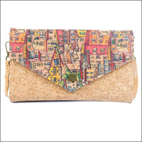 Women’s Cork Phone Crossbody Bag – Printed Vegan Envelope Purse BAGD-599 D Flash Sales