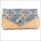 Women’s Cork Phone Crossbody Bag – Printed Vegan Envelope Purse BAGD-599 F Flash Sales
