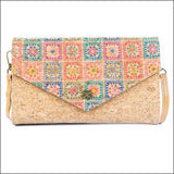 Women’s Cork Phone Crossbody Bag – Printed Vegan Envelope Purse BAGD-599 G Flash Sales
