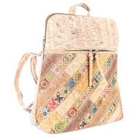 Patchwork Cork Backpack – Sustainable & Stylish BAGD-590