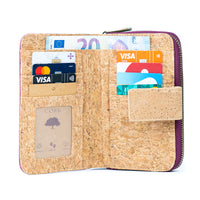 Stylish & Functional Medium-Sized Women's Cork Wallet