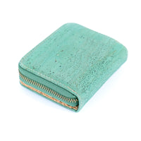 🌿 Stylish Solid-Color Cork Women's Short Wallet