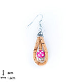 Colourful Handmade Cork Earrings