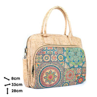 Mandala Magic: Cork Briefcase for the Modern Woman