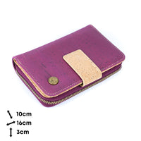 Stylish & Functional Medium-Sized Women's Cork Wallet