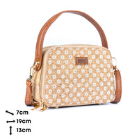 Printed Cork Women’s Crossbody Bag with Adjustable Strap BAGD-237