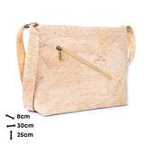 Premium Natural Cork Crossbody Bag – Thickened & Minimalist Design