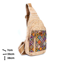 Printed Cork Women's Chest Bag Sling Bag BAGD-566