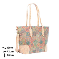 Printed Cork Tote Bag: Versatile & Eco-Friendly