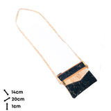 Eco-Friendly Cork Crossbody Phone Bag Set (5 Pack)