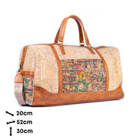 Urban Explorer: Cork Duffel Bag with Print