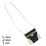 Cork Crossbody Bag – Vegan Shoulder Purse with Zipper Pocket BAGP-329