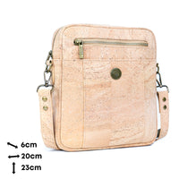 Men's Cork Crossbody Bag - Large Capacity BAG-2313