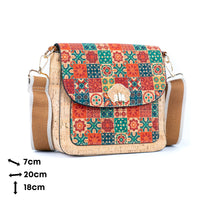 Printed Cork Women’s Crossbody Bag BAGD-576