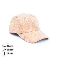 Eco-Friendly Cork Baseball Cap – Adjustable Fit