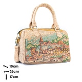 Printed Cork Ladies' Bucket Bag BAGD-573