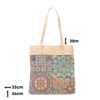 Mandala Magic Cork Tote Bag