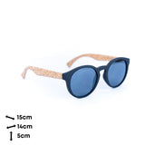 Women's Cork Sunglasses with UV Protection Lenses(Including case) L-1098