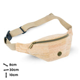 Natural Cork Waist Bag with Adjustable Strap – Lightweight Vegan Fanny Pack